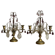 Load image into Gallery viewer, Pair Of Late 19th Century French Candle Girandoles