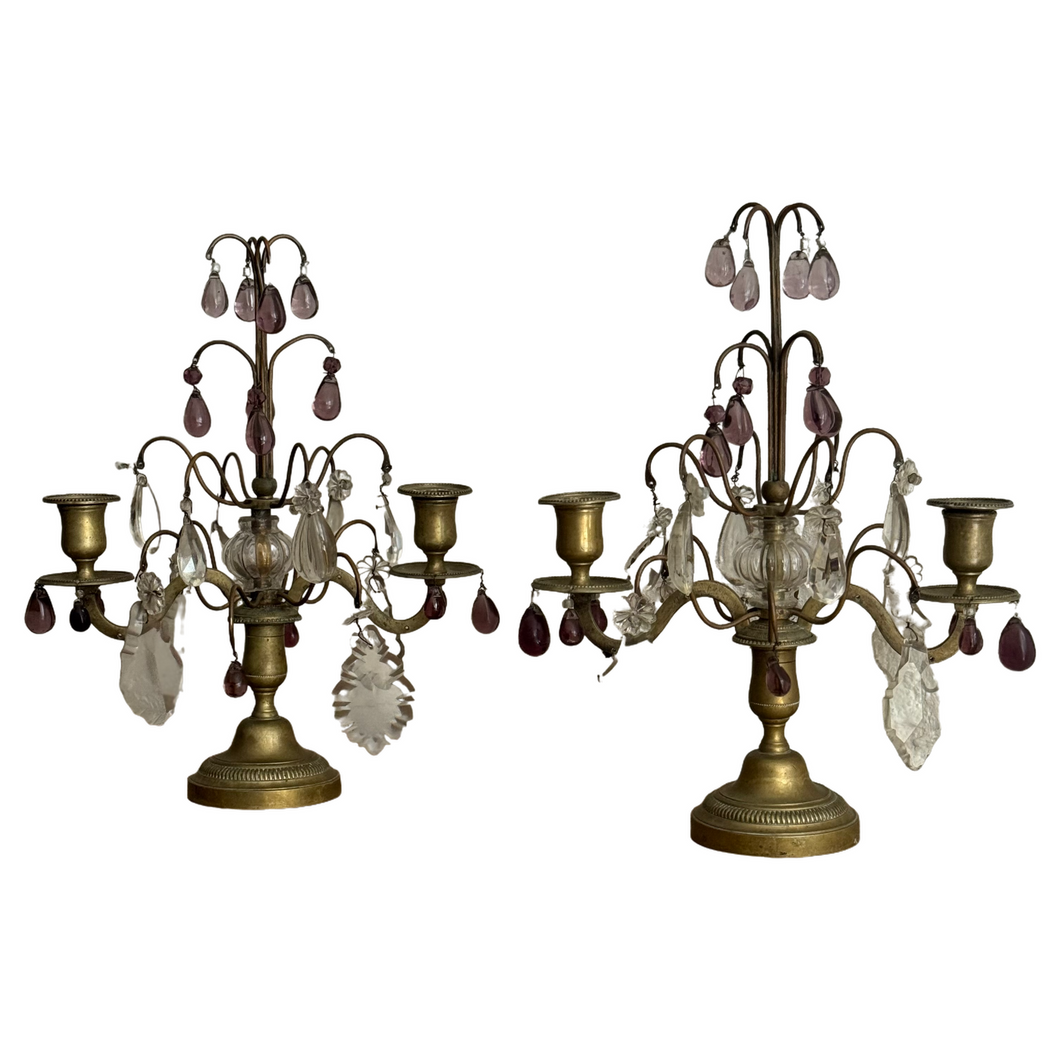 Pair Of Late 19th Century French Candle Girandoles