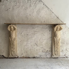Load image into Gallery viewer, Pair Of 19th Century French Plaster Putti Corbels