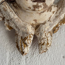 Load image into Gallery viewer, 19th Century French Carved Polychrome Cherub Wall Fragment