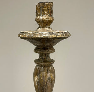 Early 19th Century French Silver Gilt Candlestick