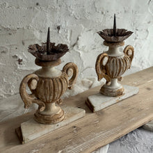 Load image into Gallery viewer, Pair Of Early 19th Century Italian Candlesticks