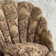Load image into Gallery viewer, Antique French-Style Scallop-Back Salon Chair, Circa 1900