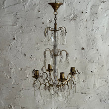 Load image into Gallery viewer, Late 19th Century French 4-Arm Candle Chandelier