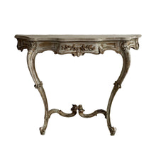 Load image into Gallery viewer, Early 19th Century French Louis XV Style Carved Painted Console Table