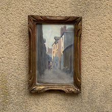 Load image into Gallery viewer, Late 19th Century French Oil Painting of Rue Saint-Pavin de la Cité, Vieux Mans, Le Mans