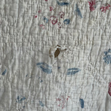 Load image into Gallery viewer, 19th Century French Hand-Quilted Floral Boutis Quilt
