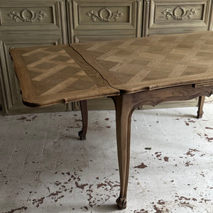 Late 19th Century French Parquetry Dining Table