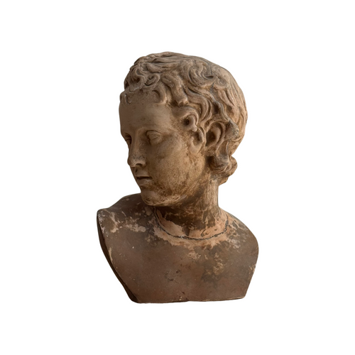 19th Century French Plaster Bust