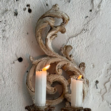 Load image into Gallery viewer, Late 19th Century French Candle Appliqué