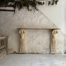 Load image into Gallery viewer, Pair Of 19th Century French Plaster Putti Corbels