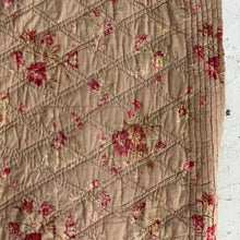 Load image into Gallery viewer, 19th Century French Boutis Floral Quilt