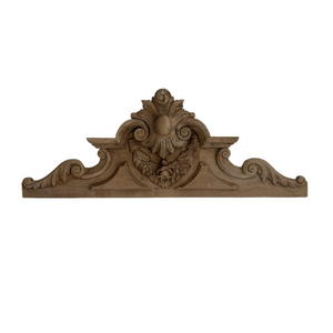 Late 19th Century French Wooden Pediment