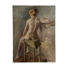 Load image into Gallery viewer, Early 20th Century French School Nude Study on Board | Signed