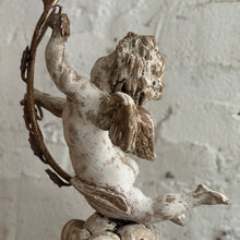 Load image into Gallery viewer, Early 19th Century Italian Wooden Putti Candelabra