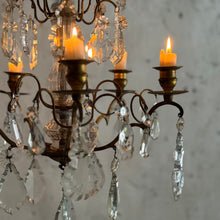 Load image into Gallery viewer, Late 19th Century French 5-Arm Candle Chandelier