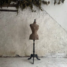 Load image into Gallery viewer, Late 19th Century French Wasp Waist Mannequin
