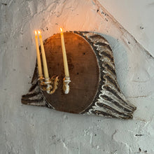 Load image into Gallery viewer, Late 18th Century French Wooden Boiserie Candelabra