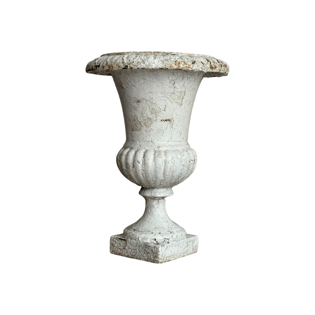 19th Century French Cast Iron Urn