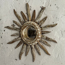 Load image into Gallery viewer, Late 19th Century French Convex Sunburst Mirror