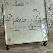 Load image into Gallery viewer, Late 19th Century French Glass Picture Frame