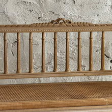 Load image into Gallery viewer, Late 19th Century French Cane Bench