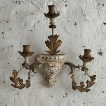 Load image into Gallery viewer, Late 19th Century French Candle Appliqué