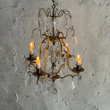 Load image into Gallery viewer, Late 19th Century French 4-Arm Candle Chandelier