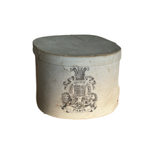 Load image into Gallery viewer, 19th Century Parisian Hatbox with top hat
