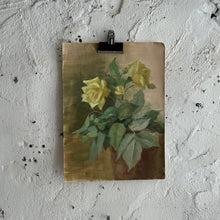 Load image into Gallery viewer, Vintage French Floral Study, Oil on Paper