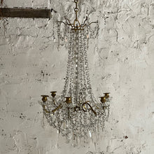 Load image into Gallery viewer, 19th Century French 6-Arm Candle Chandelier