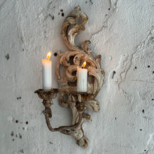 Load image into Gallery viewer, Late 19th Century French Candle Appliqué