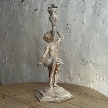 Load image into Gallery viewer, Early 19th Century French Wooden Statue/Candlestick
