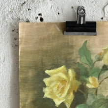 Load image into Gallery viewer, Vintage French Floral Study, Oil on Paper