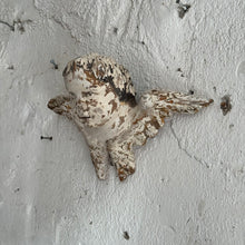 Load image into Gallery viewer, 19th Century French Carved Polychrome Cherub Wall Fragment