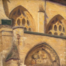 Load image into Gallery viewer, Late 19th Century French Oil Painting of the Église Saint-Taurin, Évreux