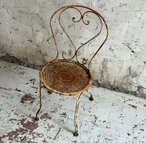Early 19th Century French Bistro Chair