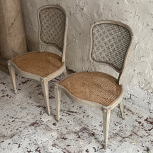 Load image into Gallery viewer, Pair Of Early 19th Century French Caned Chairs
