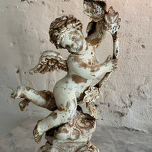 Load image into Gallery viewer, Pair Of Early 19th Century Italian Wooden Putti Candelabra