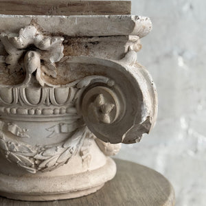 Late 19th Century French Plaster Capital