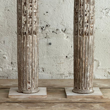 Load image into Gallery viewer, Pair of 18th Century French Carved Corinthian Columns