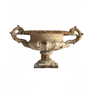 Early 19th Century French Cast Iron Urn