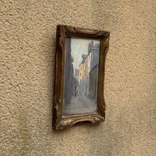 Load image into Gallery viewer, Late 19th Century French Oil Painting of Rue Saint-Pavin de la Cité, Vieux Mans, Le Mans