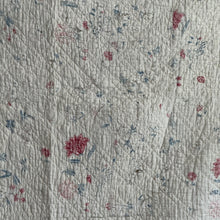 Load image into Gallery viewer, 19th Century French Hand-Quilted Floral Boutis Quilt