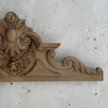 Load image into Gallery viewer, Late 19th Century French Wooden Pediment
