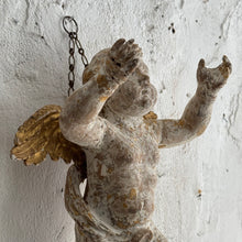 Load image into Gallery viewer, Early 19th Century Carved Wooden Putto