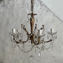 Load image into Gallery viewer, Late 19th century French 5-arm electric chandelier