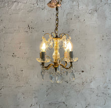 Load image into Gallery viewer, Late 19th Century French Electric 4-Arm Chandelier