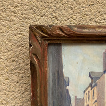 Load image into Gallery viewer, Late 19th Century French Oil Painting of Rue Saint-Pavin de la Cité, Vieux Mans, Le Mans