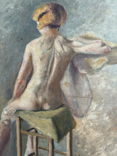 Load image into Gallery viewer, Early 20th Century French School Nude Study on Board | Signed